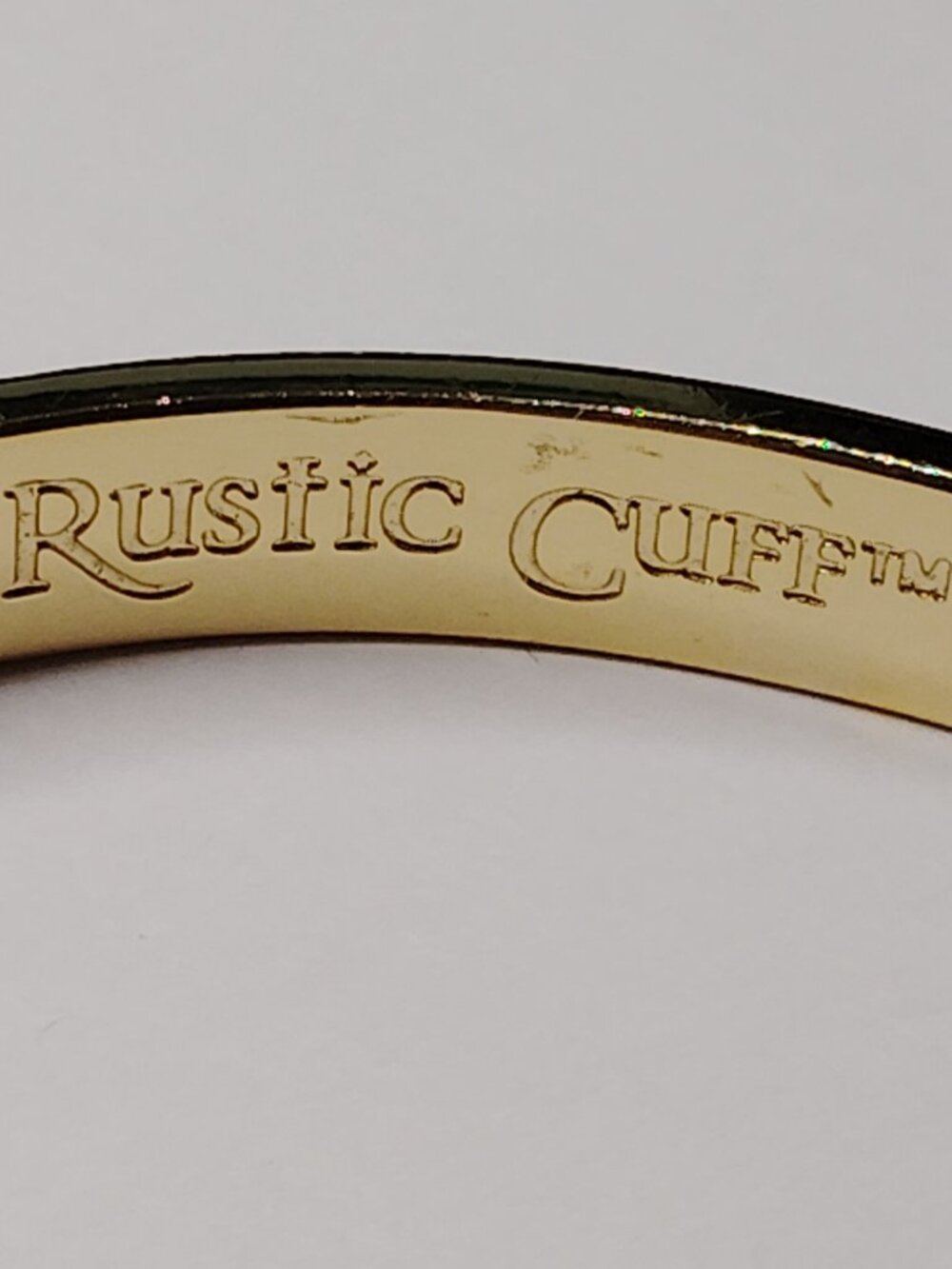 Rustic Cuff Gold & Silver “Expect Nothing” Quote Bracelet